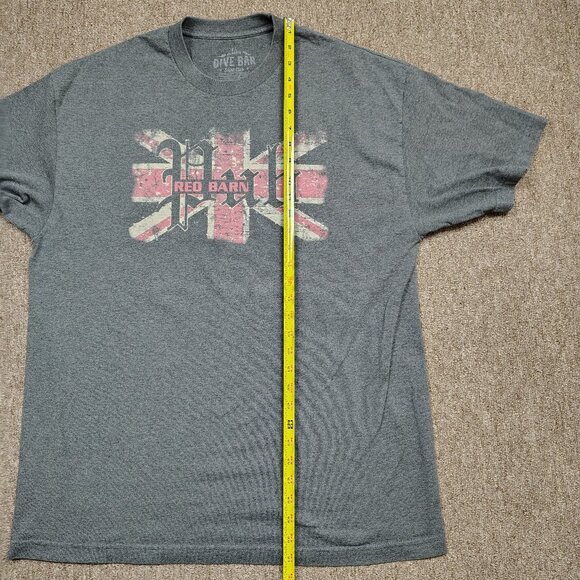 DIVE BAR T-Shirt Men XL Gray RED BARN PUB Mandleville Louisiana Short Sleeve - Picture 8 of 9